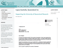 Tablet Screenshot of lupus.com.au